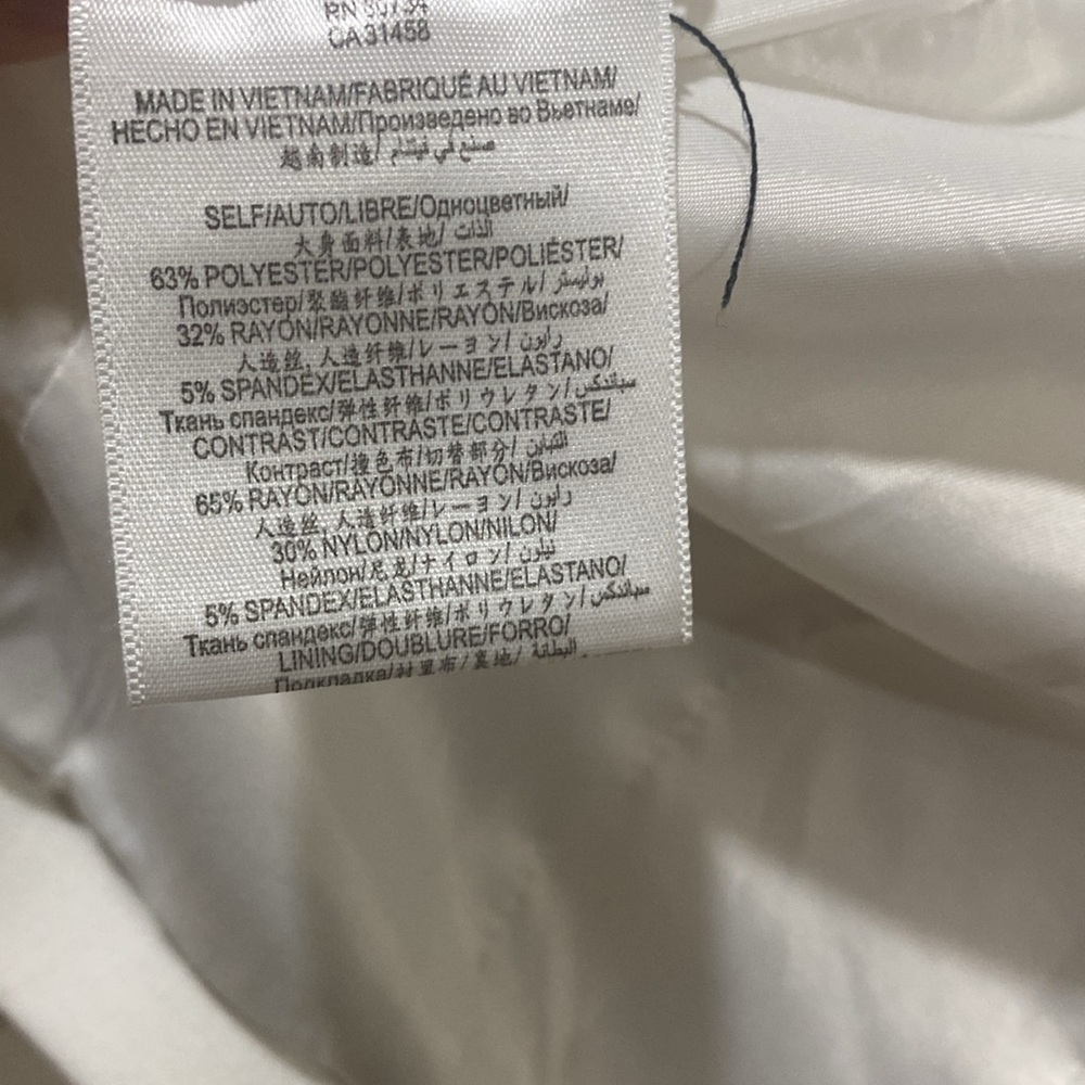BCBG Maxazria White Aubree White Draped Blazer - Picture 3 of 10